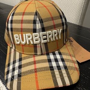 Burberry Plaid Baseball Cap